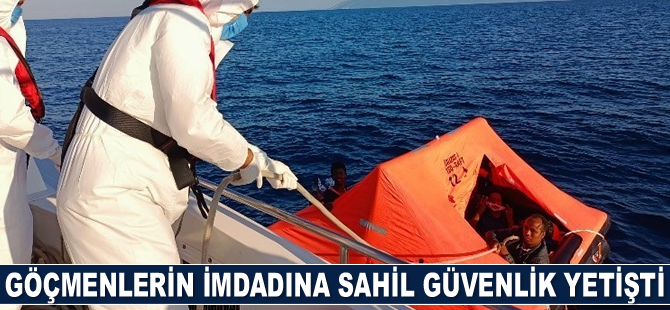 İzmir açıklarında 58 düzensiz göçmen kurtarıldı