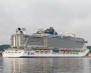 MSC Seaview, Kiel Limanı’ndan seyahatlerine başladı