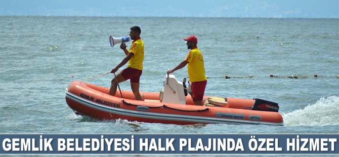 Gemlik Belediyesi, halk plajını cazibe merkezi yapacak