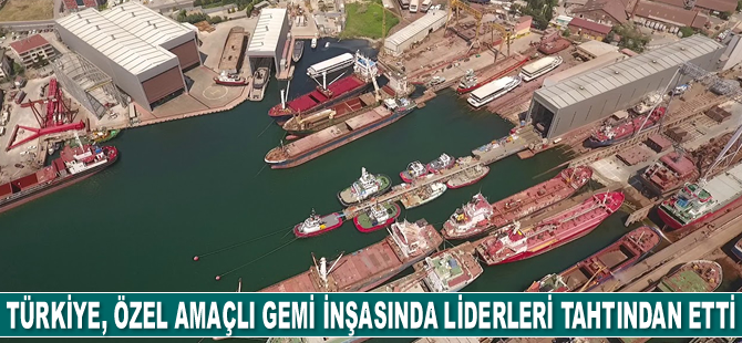 Türkiye, özel amaçlı gemi inşasında dünya liderlerini tahtından etti