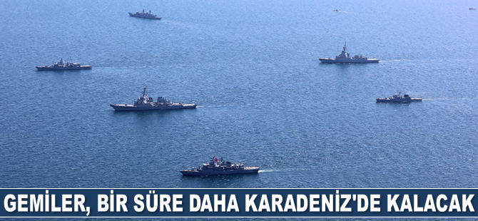 Sea Breeze Tatbikatı’na katılan gemiler, bir süre daha Karadeniz'de kalacak