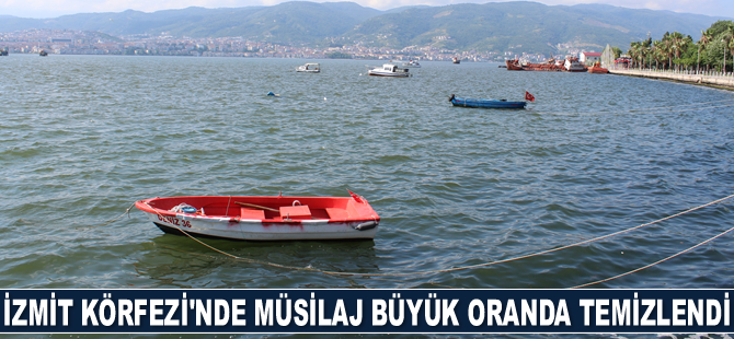 İzmit Körfezi'nde müsilaj büyük oranda temizlendi