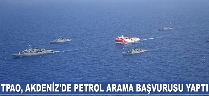 TPAO, Akdeniz'de petrol arama başvurusu yaptı