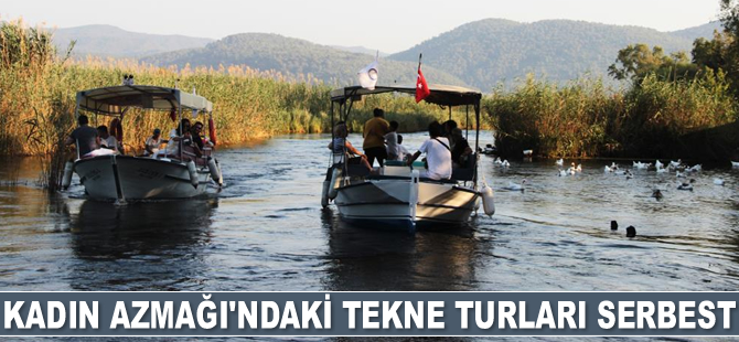 Kadın Azmağı’ndaki yasaktan tekne turları etkilenmeyecek