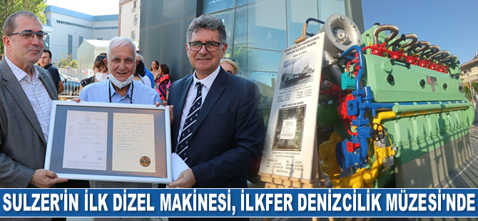 Sulzer’in ürettiği ilk dizel makine, İLKFER Denizcilik Müzesi'nde sergileniyor