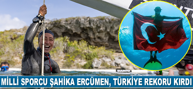 Milli sporcu Şahika Ercümen, Türkiye rekoru kırdı
