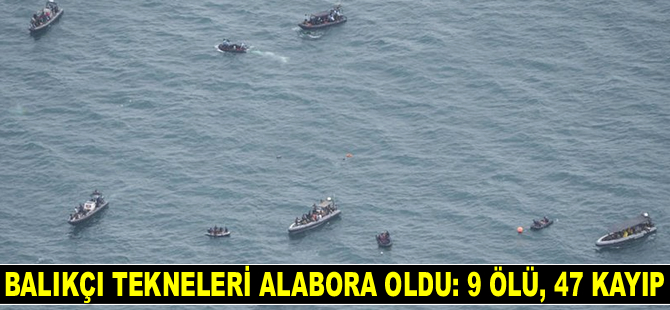 Endonezya'da balıkçı tekneleri alabora oldu: 9 ölü, 47 kayıp