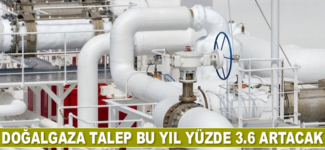 Doğalgaza talep bu yıl yüzde 3.6 artacak