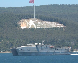 ABD savaş gemisi, Çanakkale Boğazı'ndan geçti