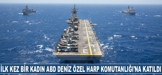 ABD Deniz Kuvvetleri tarihinde ilk kez bir kadın NSWC'ye katıldı