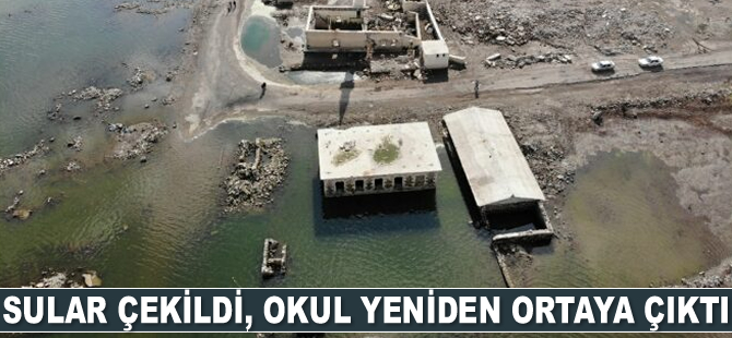 Sular çekildi, köy yeniden ortaya çıktı