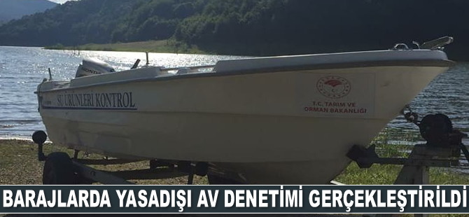 Kırklareli’ndeki barajlarda yasadışı av denetimi gerçekleştirildi