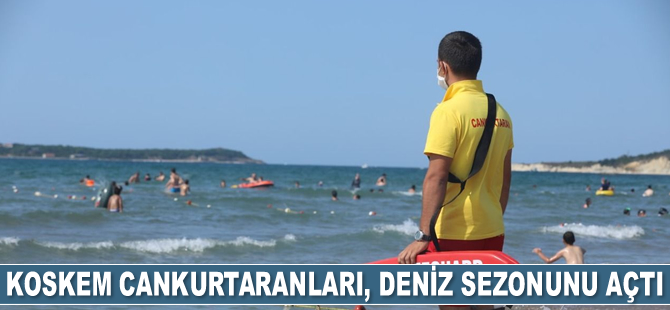 KOSKEM ekipleri, deniz sezonunu açtı