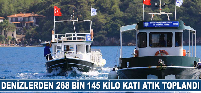 Denizlerden 268 bin 145 kilo katı atık toplandı