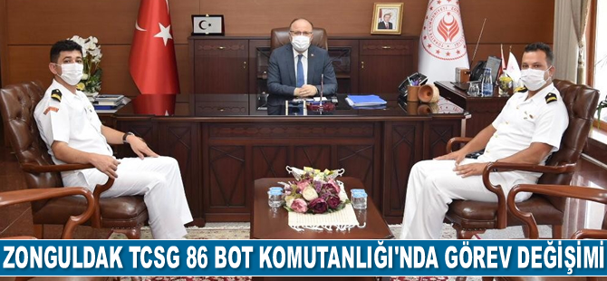Zonguldak TCSG 86 Bot Komutanlığı'nda görev değişimi yaşandı
