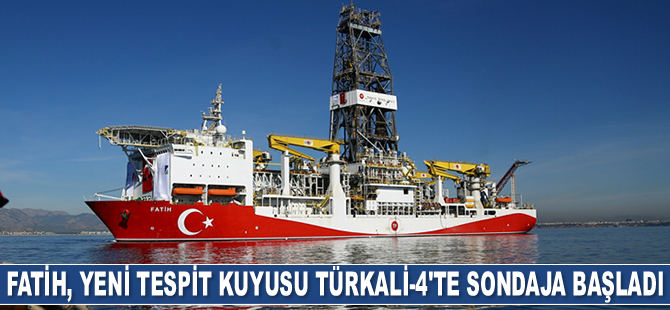 Fatih Sondaj Gemisi, yeni tespit kuyusu Türkali-4’te sondaja başladı