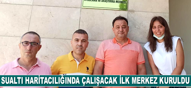 Türkiye’de sualtı haritacılığında çalışacak ilk merkez Mersin’de kuruldu