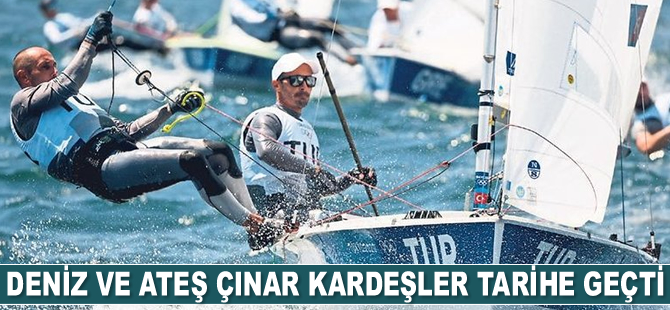 Deniz ve Ateş Çınar kardeşler tarihe geçti