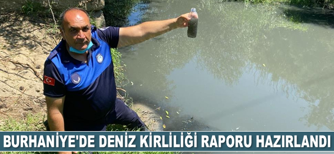 Burhaniye’de deniz kirliliği raporu hazırlandı