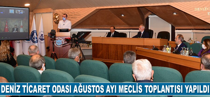 İMEAK Deniz Ticaret Odası Ağustos Ayı Meclis Toplantısı gerçekleştirildi