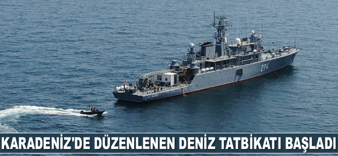 Karadeniz'de düzenlenen Dive-2021 Deniz Tatbikatı başladı