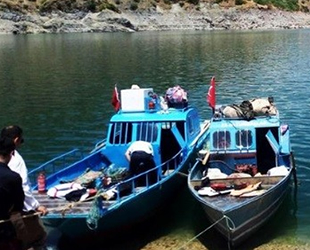 Malatya'da avlanma yapan tekneler denetlendi