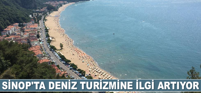 Sinop'ta deniz turizmine ilgi artıyor