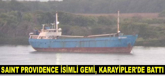 SAINT PROVIDENCE isimli gemi, Karayipler’de battı