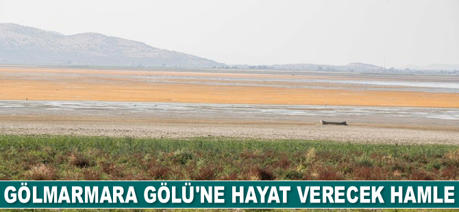 Gördes Barajı’ndan Gölmarmara Gölü’ne su taşınacak