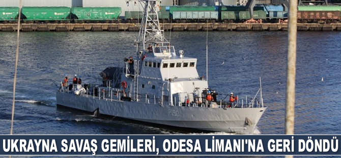 Agile Spirit 2021 Tatbikatı’na katılan Ukrayna savaş gemileri, Odesa’ya geri döndü