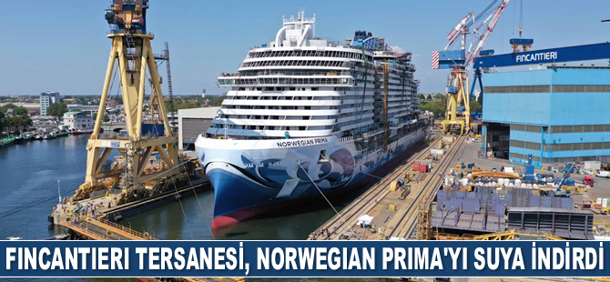 Fincantieri Tersanesi, Norwegian Prima’yı suya indirdi