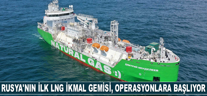 Rusya'nın ilk LNG ikmal gemisi, Baltık Denizi’nde operasyonlara başlıyor