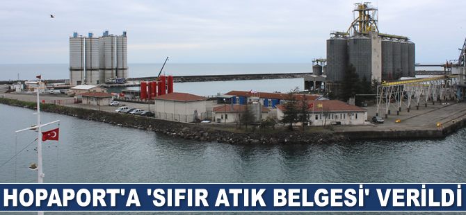 HOPAPORT’a ‘Sıfır Atık Belgesi’ verildi