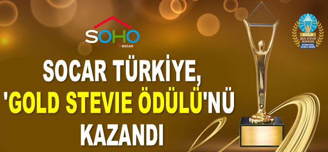 SOCAR Türkiye, ‘Gold Stevie Ödülü’nü kazandı