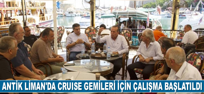 Girne Antik Limanı’na cruise gemilerinin yanaşabilmesi için çalışma başlatıldı