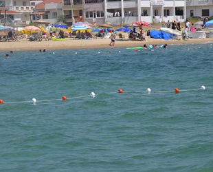 Saros sahillerinde güvenli yüzme alanları oluşturuluyor