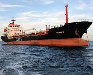 Kolin-9 isimli petrol tankeri, Çanakkale Boğazı'nda arızalandı