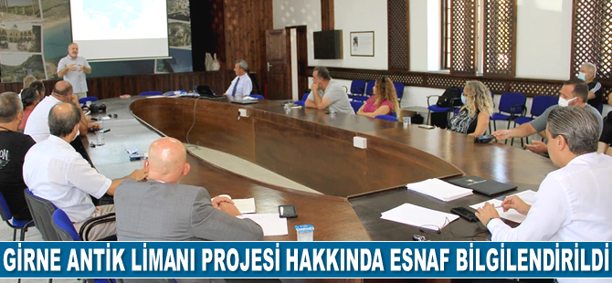 Girne Antik Limanı Projesi hakkında esnaf bilgilendirildi