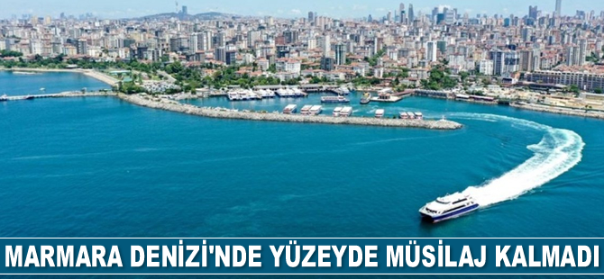 Marmara Denizi’nde yüzeyde müsilaj kalmadı