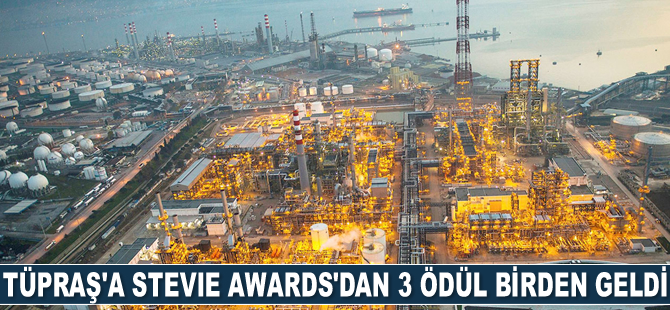 Tüpraş’a Stevie Awards’dan 3 ödül birden geldi