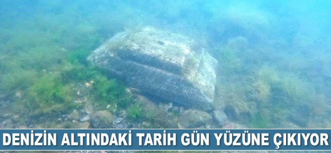 Denizin altındaki tarih gün yüzüne çıkıyor