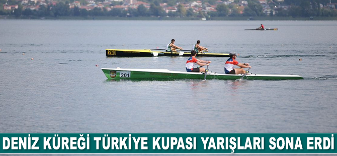 Sakarya'da düzenlenen Deniz Küreği Türkiye Kupası sona erdi