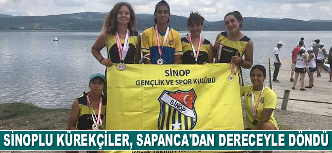 Sinoplu kürekçiler, Sapanca'dan dereceyle döndü