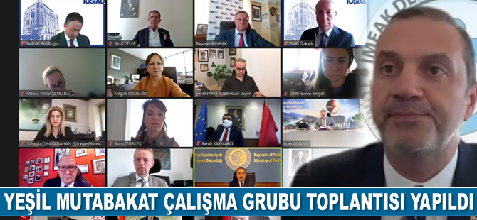 Yeşil Mutabakat Çalışma Grubu Toplantısı yapıldı