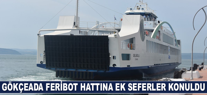 GESTAŞ, Gökçeada feribot hattına ek seferler koydu