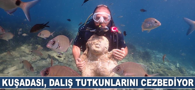 Kuşadası, su altı zenginliğiyle dalış tutkunlarını cezbediyor
