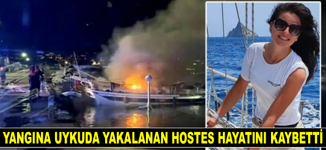 İtalya'da Morgane isimli yelkenli teknede yangın çıktı