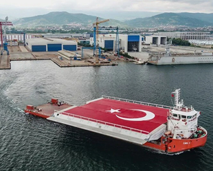 1915 Çanakkale Köprüsü'ne son tabliye bloğu sevkiyatı yapıldı