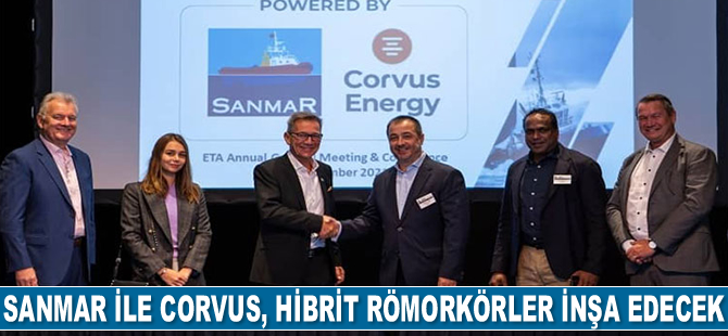 Sanmar ile Corvus, hibrit römorkörler inşa edecek