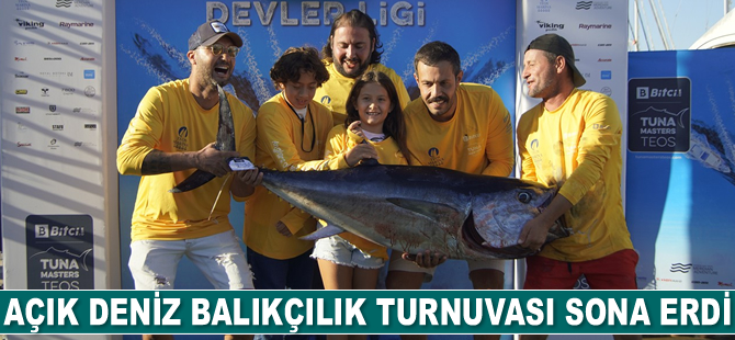 Açık Deniz Balıkçılık Turnuvası sona erdi